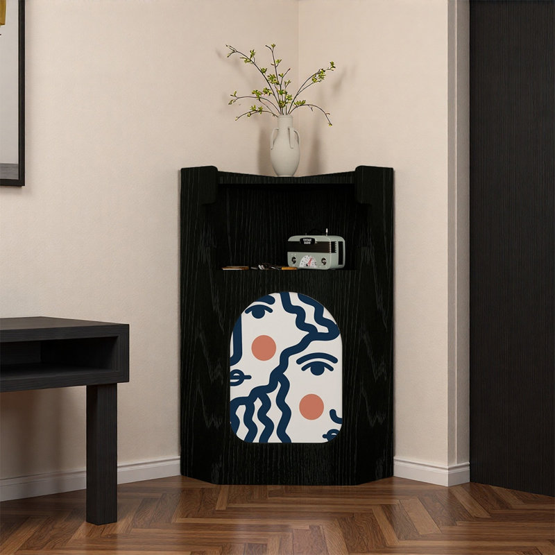 Armoire décorative en bois de pin rustique