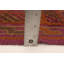 Tapis orange brûlé noué à la main de conception unique 3 pi 10 po x 4 pi 2 po Joesette