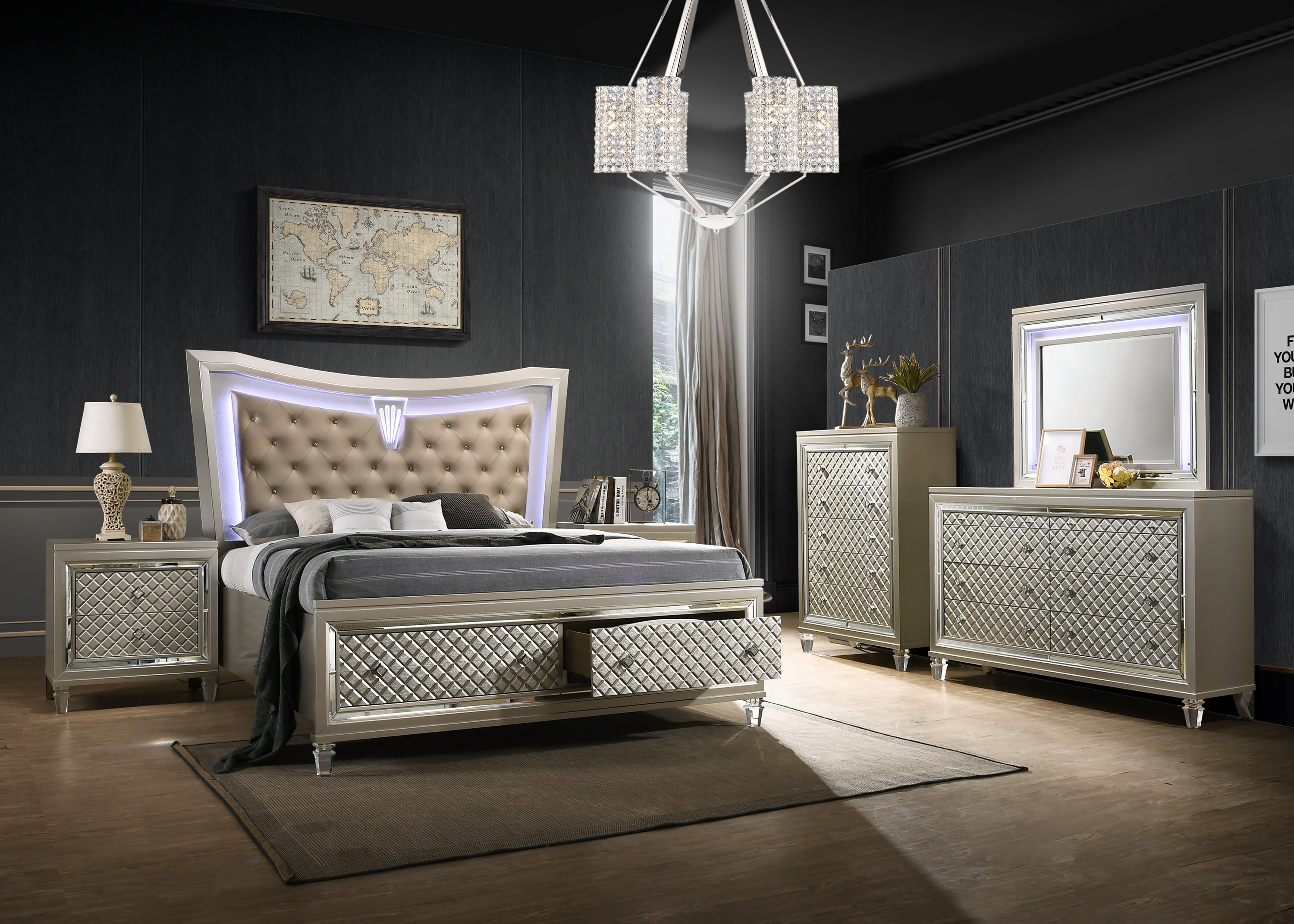 Rosdorf Park Nevin Standard 5 Piece Bedroom Set | Wayfair