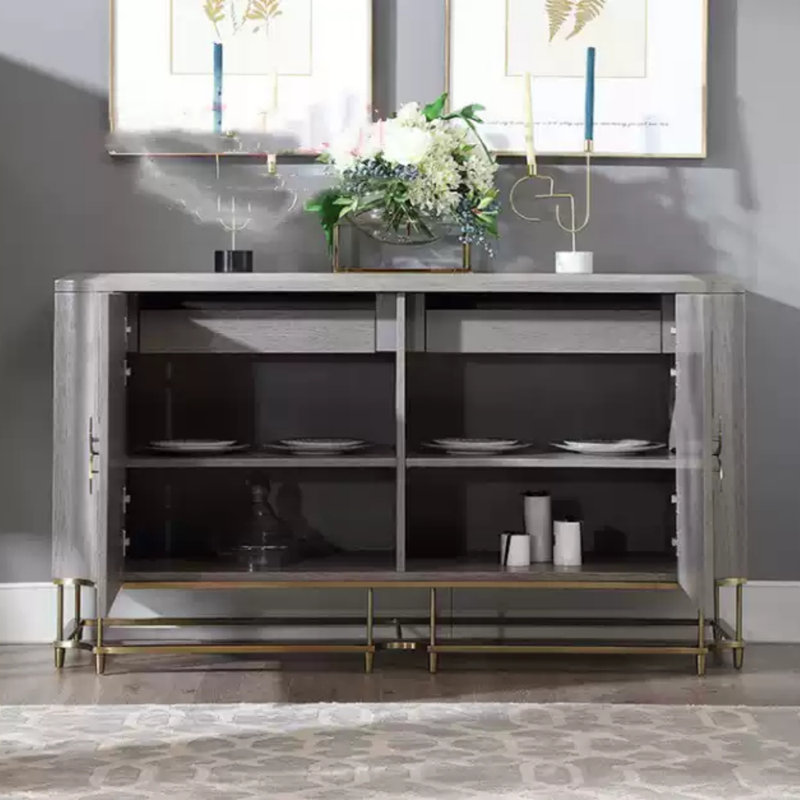 Buffet gris de luxe
