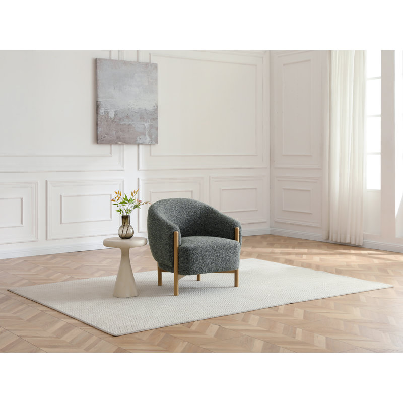Upholstered Accent Chair, Olive