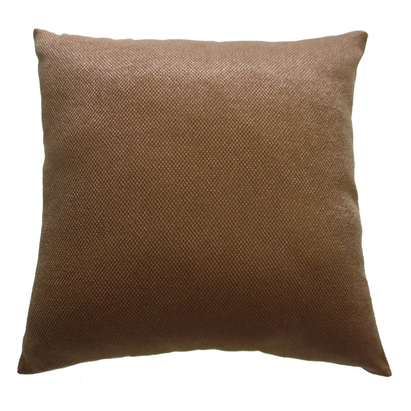  Luxurious Abstract Decorative Chenille Pillow Cover, Brown