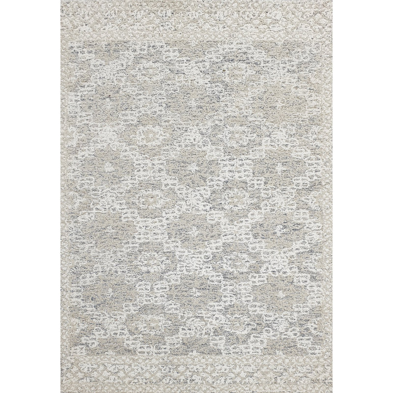 Myria 5X8 2047-810 TAUPE / IVOIRE, Rectangle de 5 pi x 8 pi