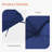 Bench Cushion for Outdoor Furniture, Waterproof  Tufted Outdoor Bench Cushion , Patio bench cushions for indoor/outdoor chairs, swing cushions,36x14x4in,Blue-1090846228-1090846226