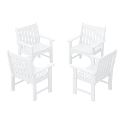 Laguna Abbeville Poly Garden Arm Chair (Set Of 4)
