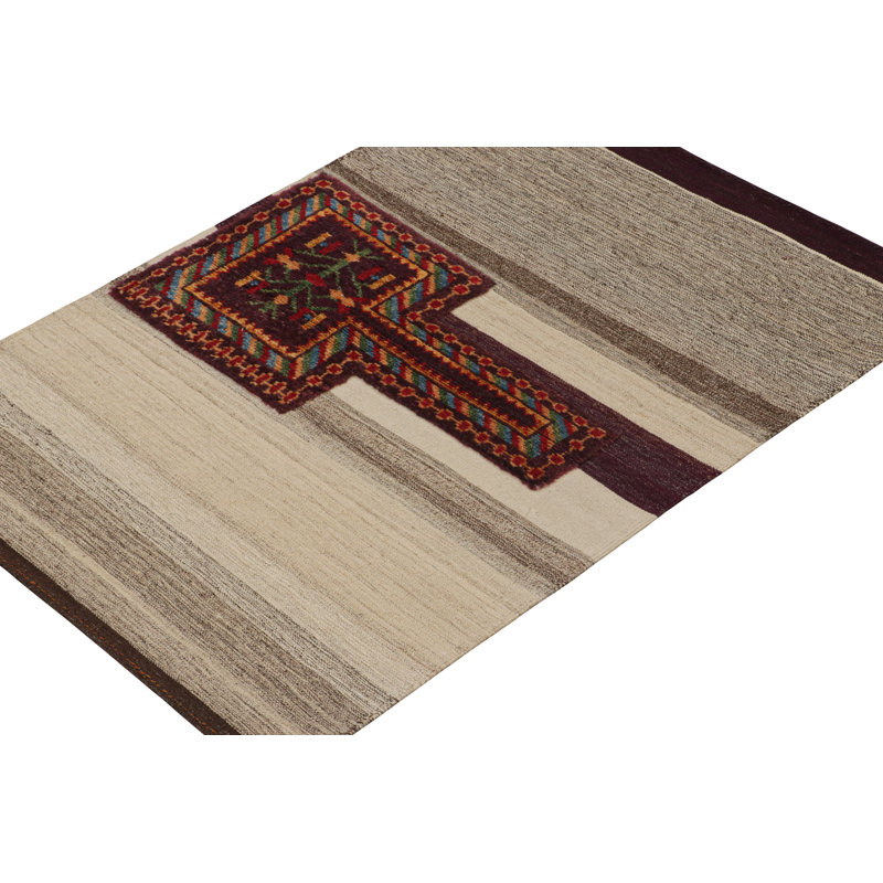 One-of-a-Kind 3'2" X 4'5" Hand Knotted Area Rug
