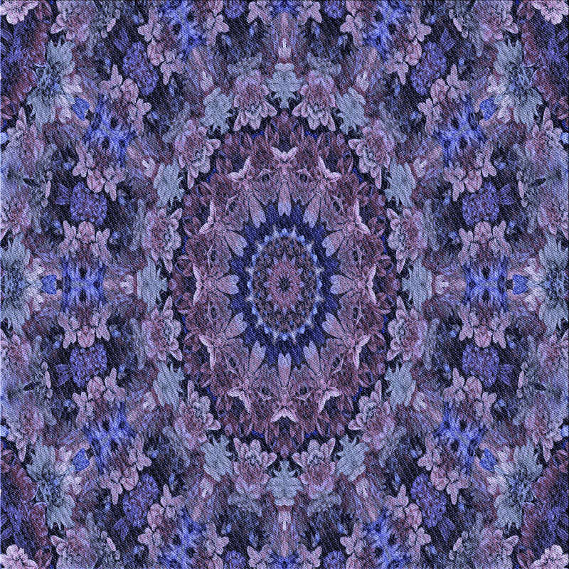 Performance Wool Floral Indoor Rug, Square 3'