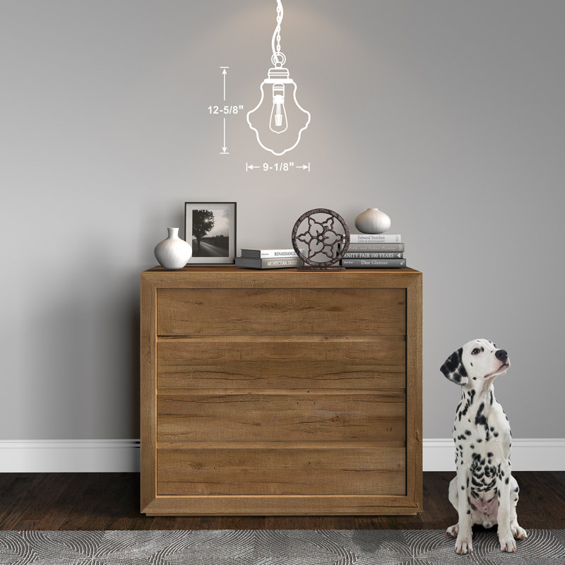 Annie 1 - Light Single Pendant, Brass, White