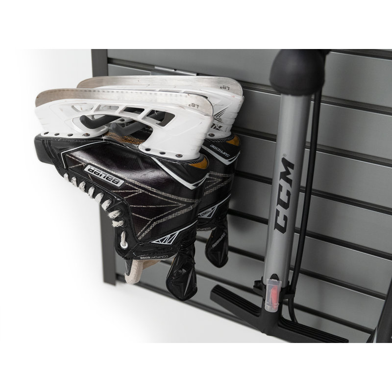 Silver Steel and Plastic Sports Slatwall Hook Kit