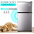 3.5Cu.Ft Compact Refrigerator Mini Fridge With Freezer, Small Refrigerator With 2 Door, 7 Level Thermostat Removable Shelves For Kitchen, Dorm, Apartment, Bar, Office-112378367