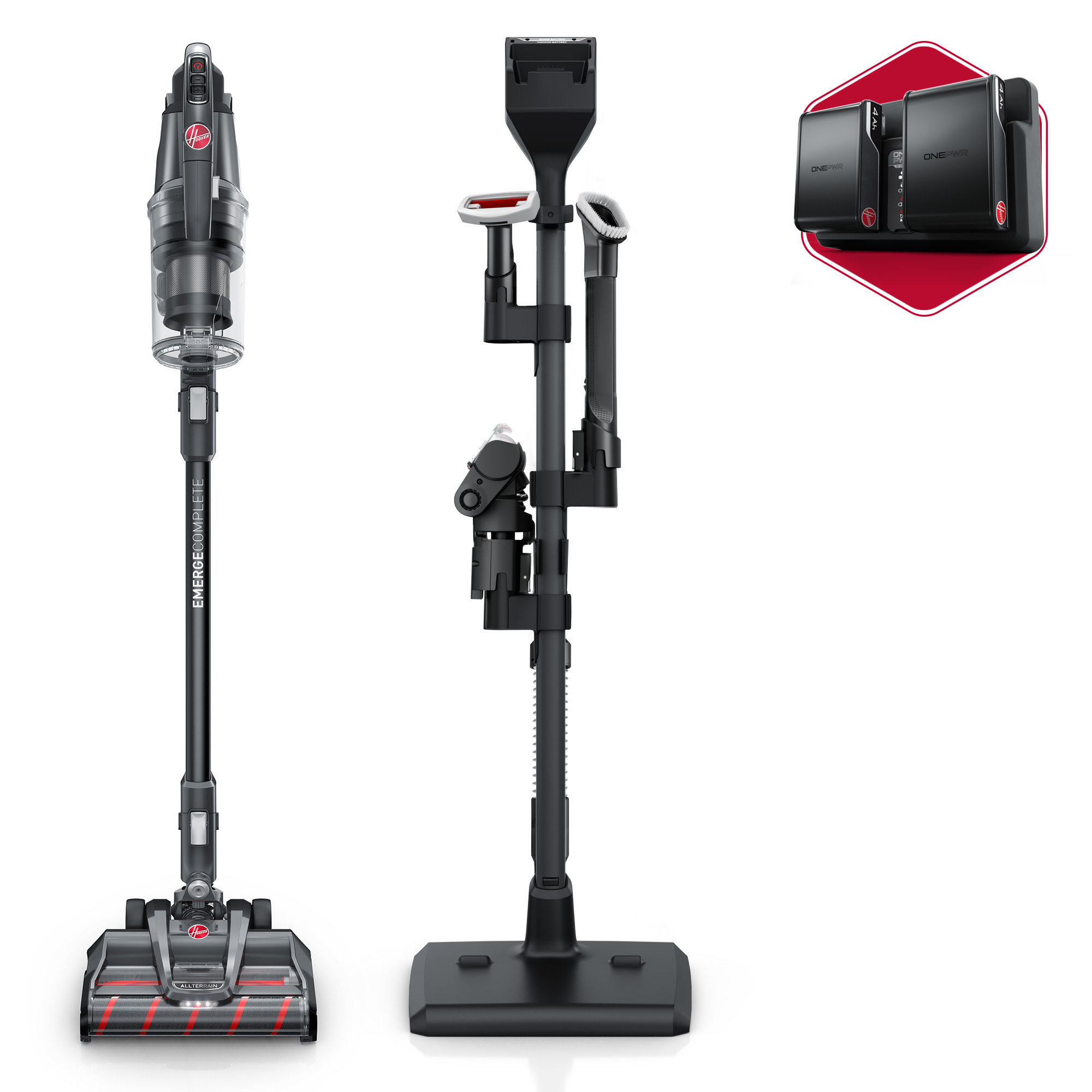 IRIS USA High Power Cordless Stick Vacuum Cleaner with Replaceable