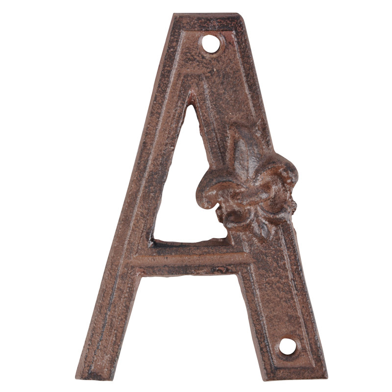 Lettre de surface pour montage encastré, A