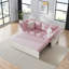 Canapé-lit escamotable, canapé-lit capitonné convertible 3-en-1-1002236623