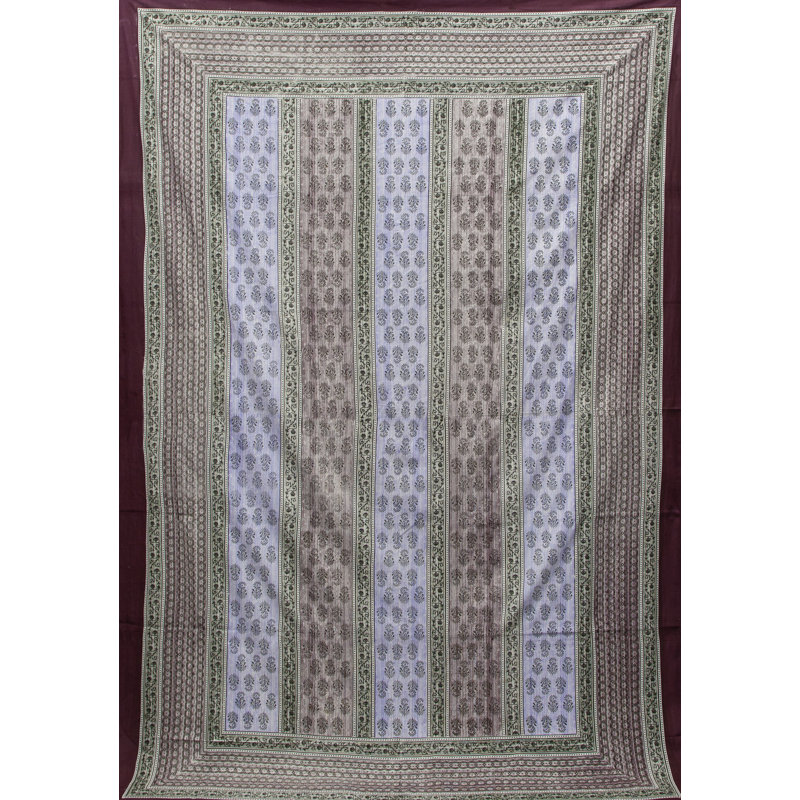 Tapisserie en coton Buti, H 106 po x l 72 po, Bourgogne