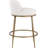 Ferro Hessle Linen Textured Performance Fabric Upholstered Counter Stool-748126246