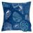Blue and Spa Seashells Pillow-122900857