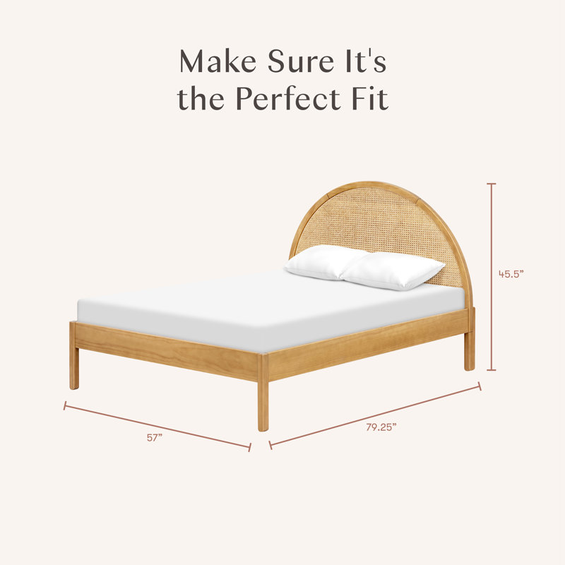 Bondi Cane Full Bed, Honey Cane, Full