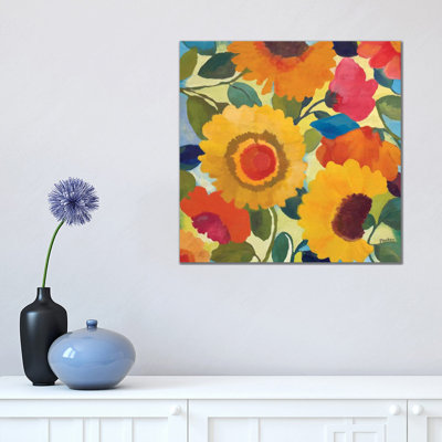 Market Flowers I by Kim Parker - Wrapped Canvas Painting