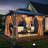12 Ft. W x 10 Ft. D Metal Patio Gazebo