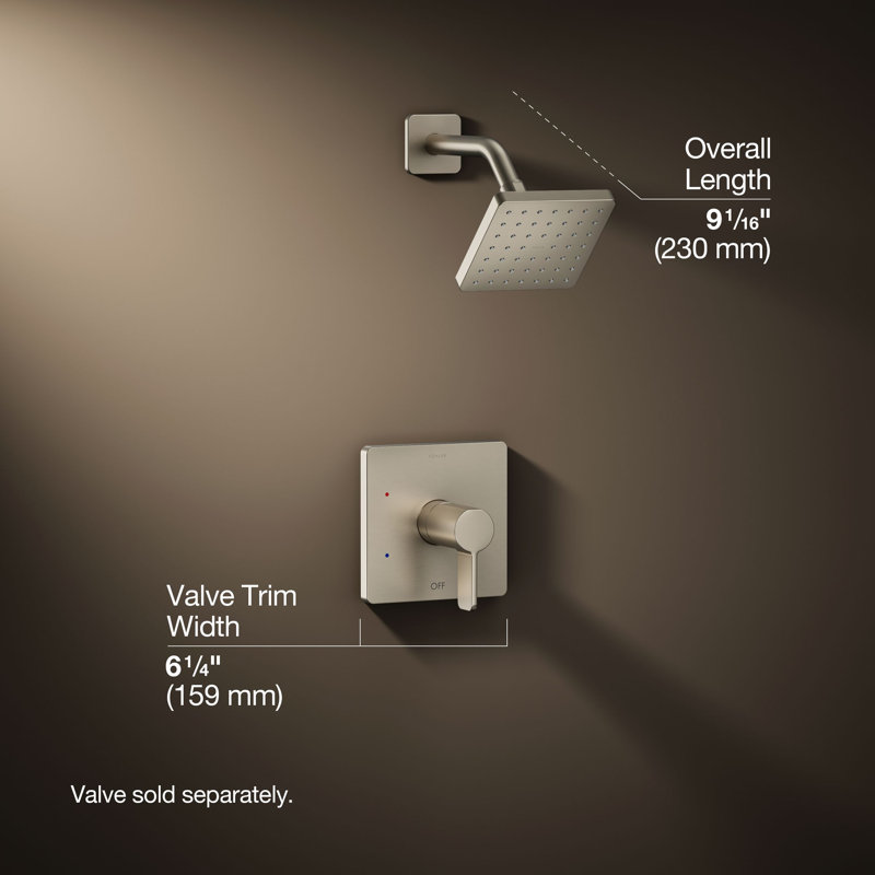Parallel™ Rite-Temp Shower Trim, Vibrant Brushed Nickel