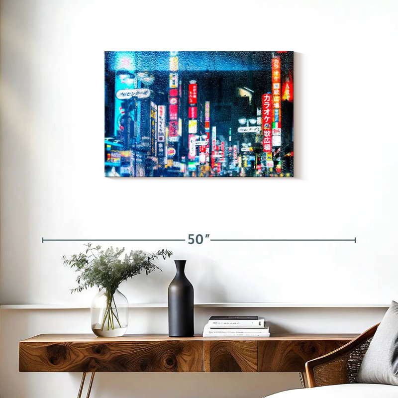 Sireci Tokyo Bluish Reflection, 20" H x 30" W