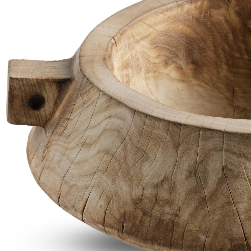 Shaw Wood Decorative Bowl, Brown