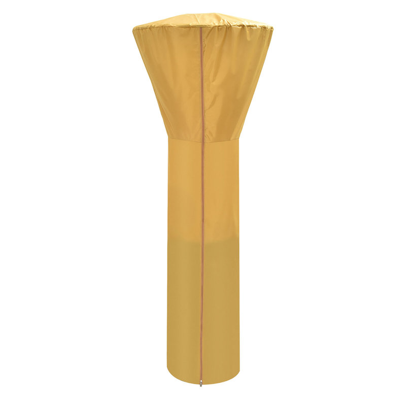 Costway 34'' W x 19'' D Patio Heater Cover, Yellow