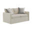 Upendo Pattern Fabric, Beige Yakety Yak Sand & Beige Linen 3PCS Living Room Set