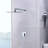 Wall Mounted Shower Faucet in Chrome plated (Valve Included)