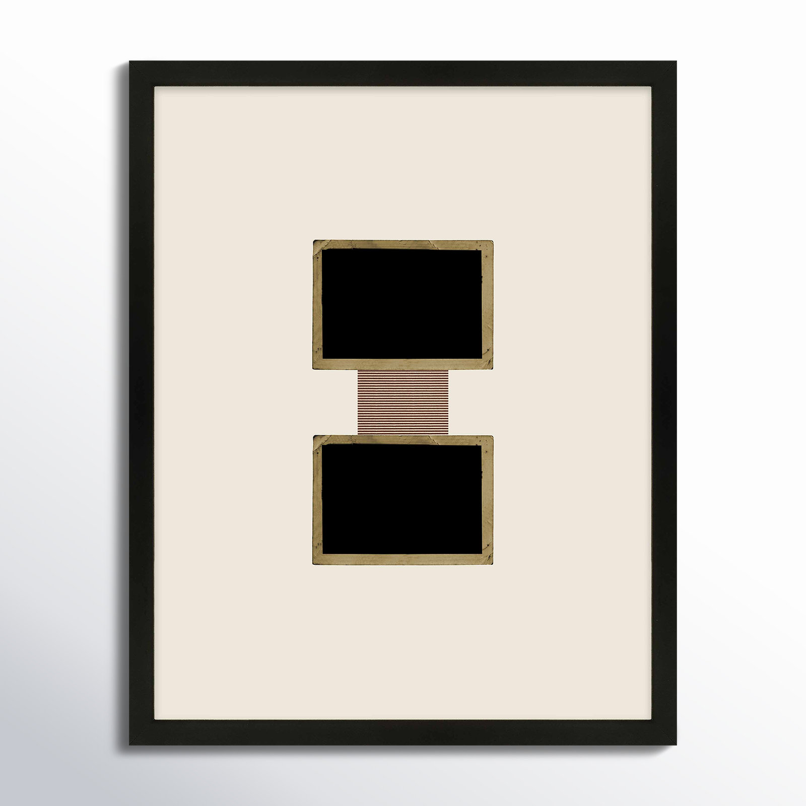 Column 1 by Eleni Psyllaki For Paradissi Digital Art, Black Framed, 50" H x 40" W  x 1.25" D