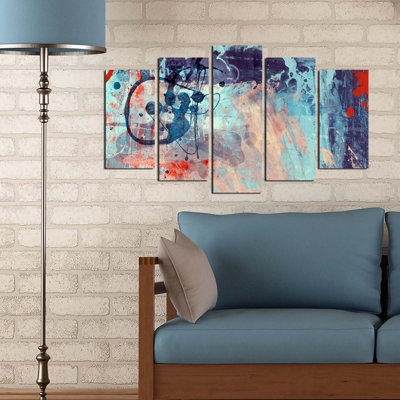 5 Piece Wrapped Canvas Graphic Art