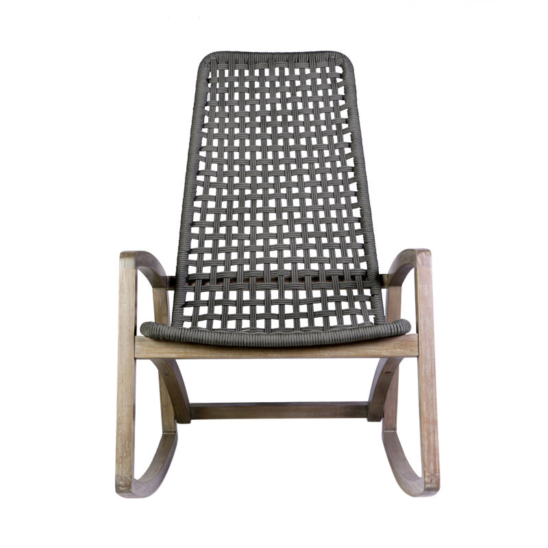 Chaise berçante Amare, Noir