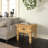 Rustic Charm Solid Wood End Table