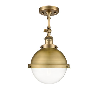 Glass LED Semi Flush Mount