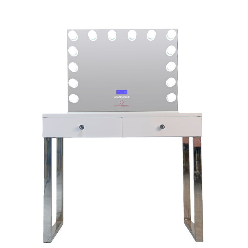 Baby Glow – Smart Vanity Set Glossy White Edition — 2 Drawers
