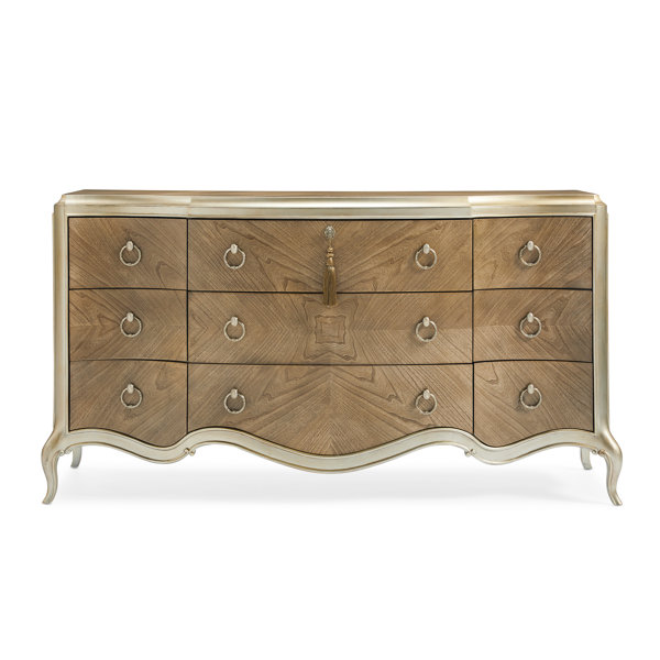 Caracole Compositions Fontainebleau 9 - Drawer Dresser | Wayfair