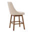 Tabouret de bar moderne en tissu, ensemble de 2-173843605