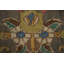 Tapis vert floral traditionnel 10 x 13