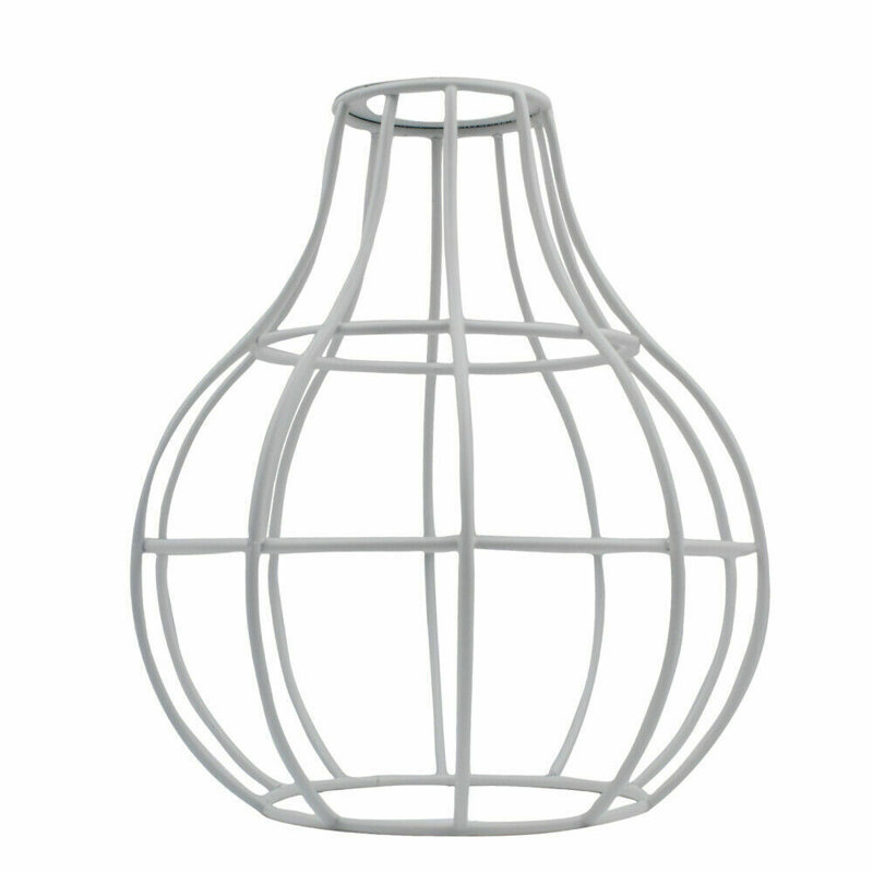 50.8cm H Metal Novelty Lamp Shade ( Uno ) in White