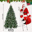Artificial Christmas Tree, PVC Christmas Tree with Tips and Stand, Artificial Pine Tree, Christmas Decoration, Snow Effect with Pine Cones-1566508326-1566508347