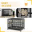 Parc pour chien avec cage verrouillable Pawhut
