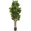 58'' Faux Rubber Leaf Tree in Pot Liner