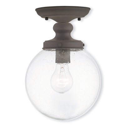 Michla Glass Semi Flush Mount