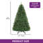 Green Artificial Pine Christmas Tree with Stand-263426623