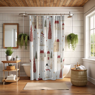 Rideau de douche Xmas Hue - Premium