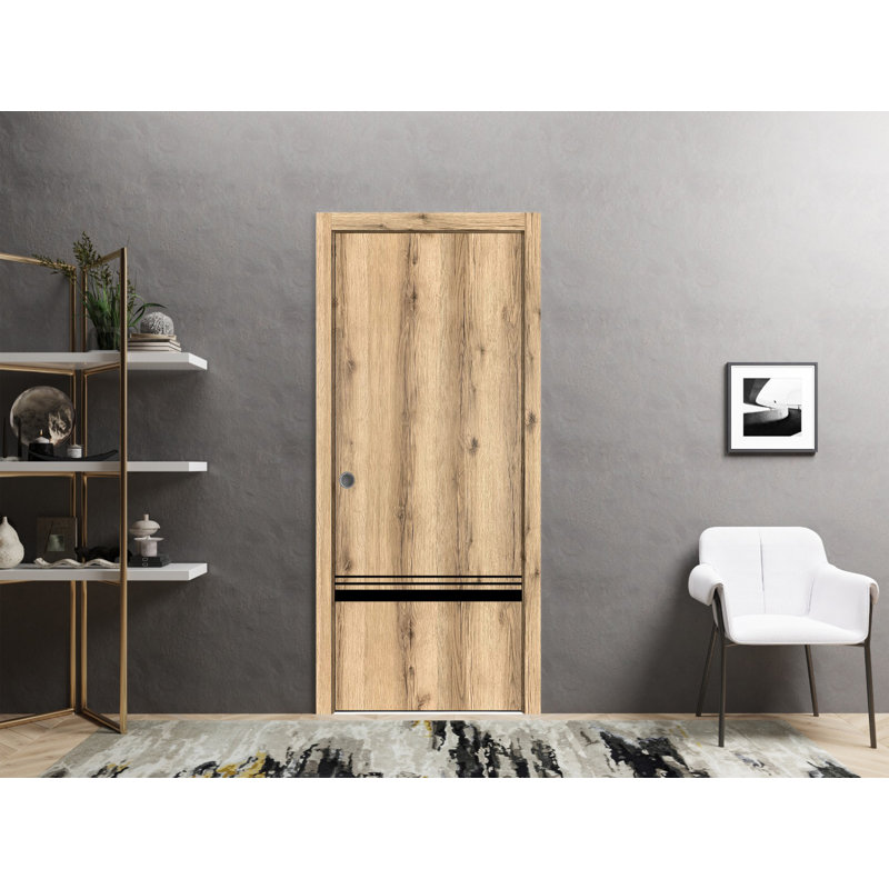 Finition en bois massif manufacturé, Chêne, 30 po x 80 po