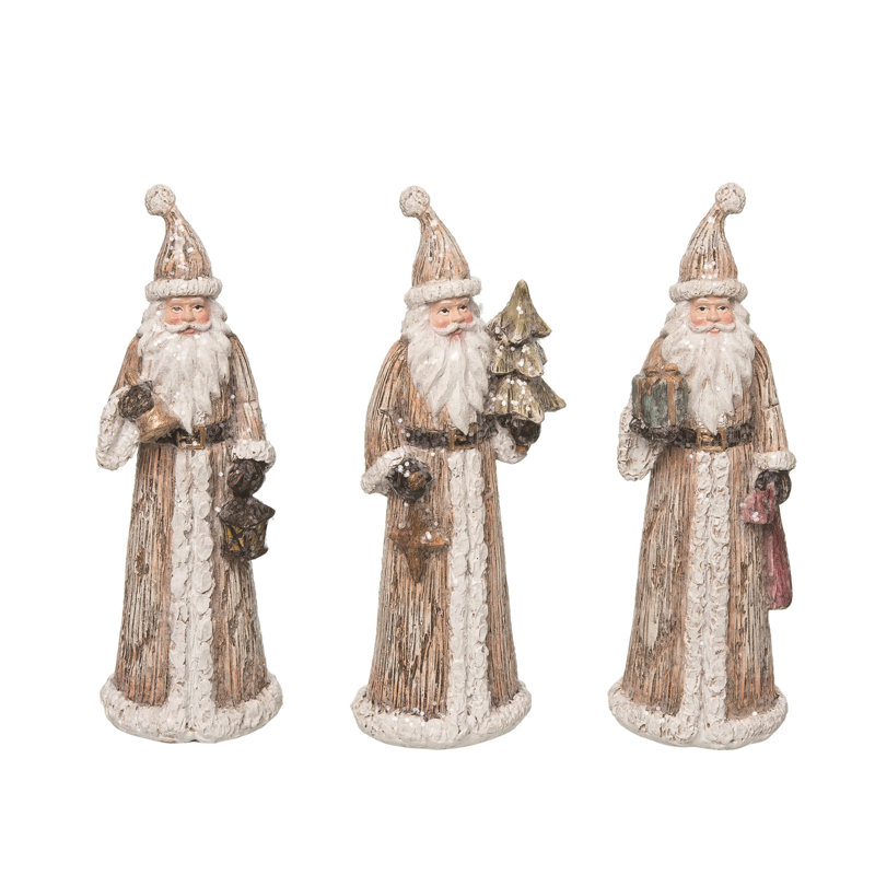  Ensemble de 3 figurines de table Christmas