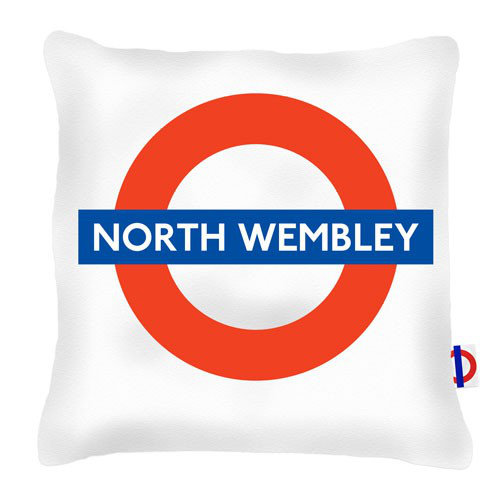 North Wembley Tube Station London Transport Cushion