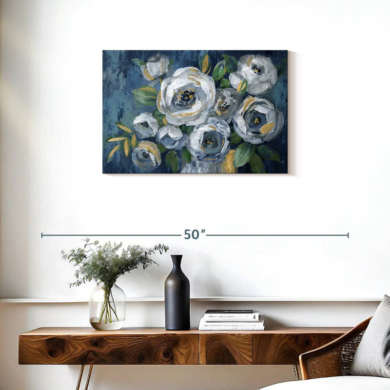 Harnek Indigo Touch of Gold, H 20 po x l 30 po