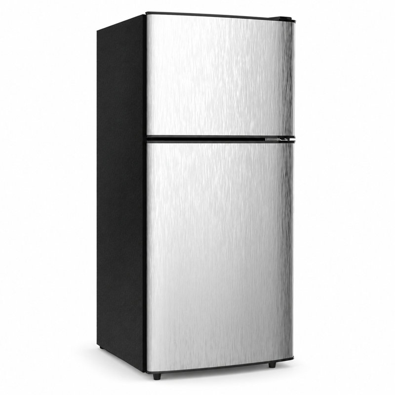 Mini réfrigérateur compact à double porte avec congélateur 80L Rolipo